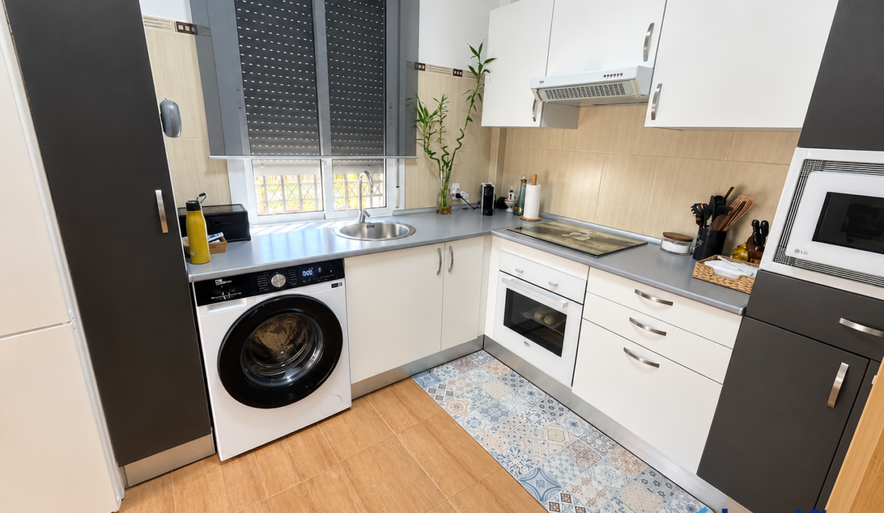 Cocina moderna con detalles nítidos